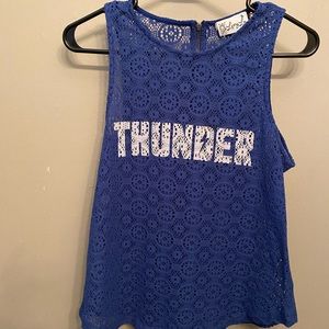 OKC Thunder see-through tank top